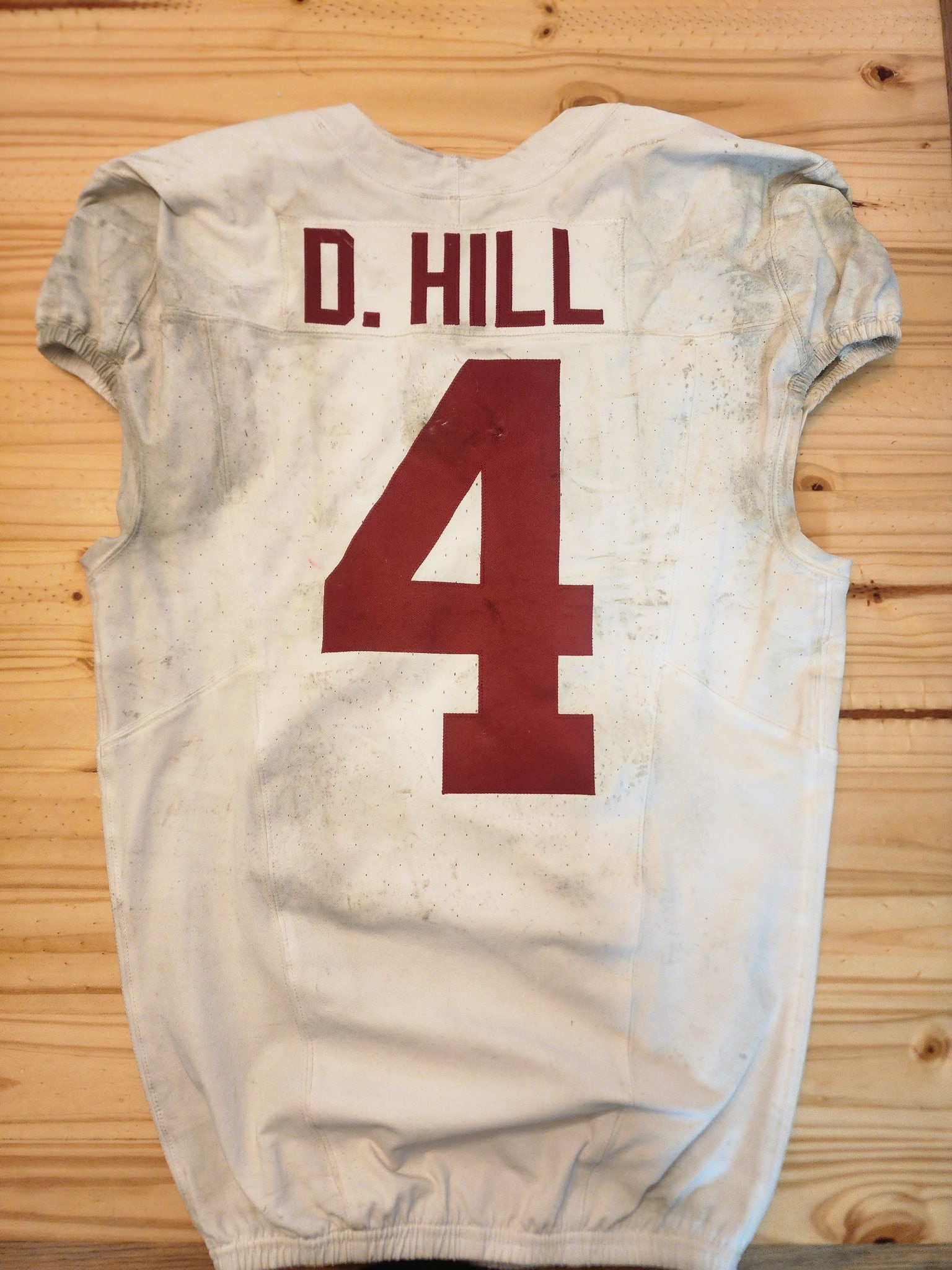 Daniel Hill game-used Rose Bowl jersey, signed with JSA COA full letter